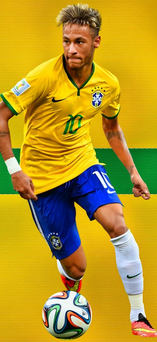 neymar, football player, brazil, football, ball