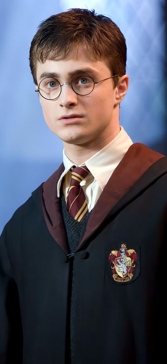 harry potter, guy, glasses, wizard, school uniform, gryffindor