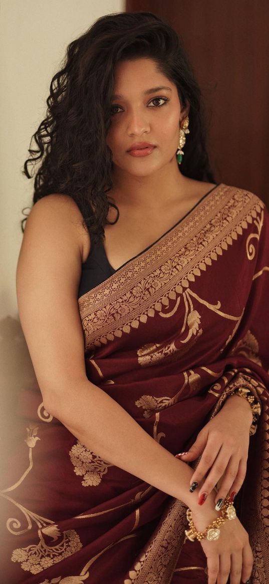 ritika singh, actress, model, girl, indian, sari