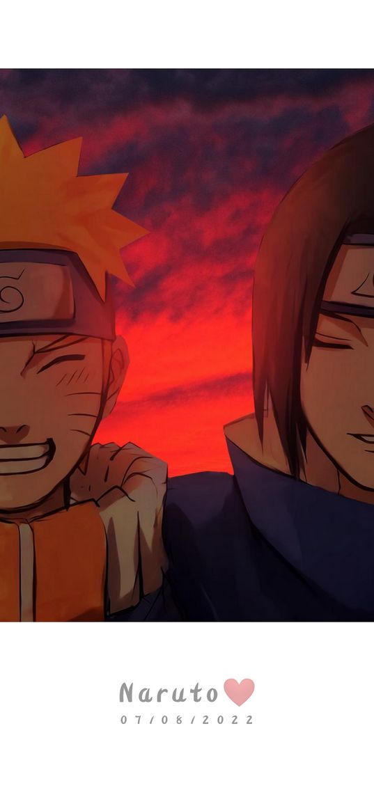 naruto, sasuke, anime, characters, friends, art