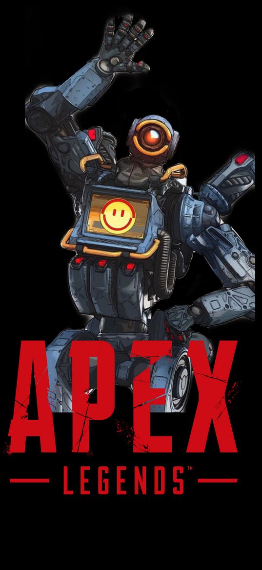 apex legends, game, robot, inscription, art