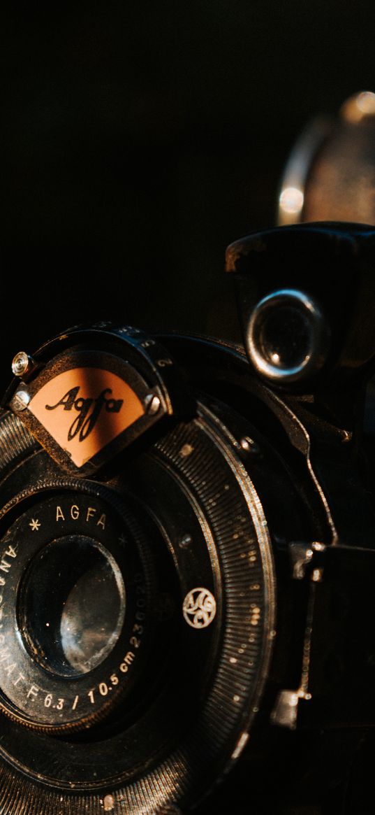 camera, lens, retro, vintage, macro, technique