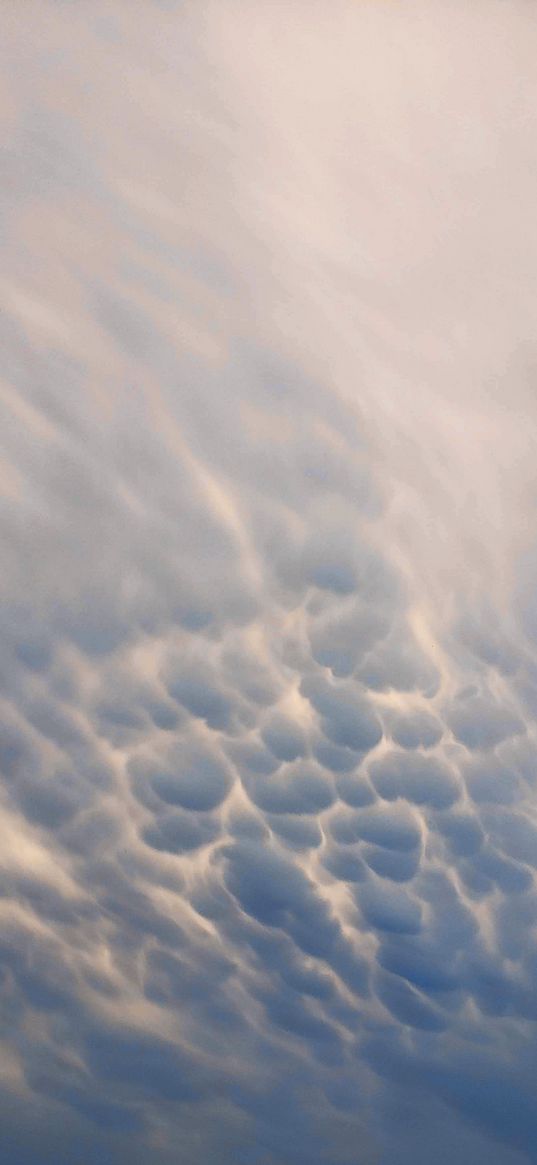 clouds, thunderstorm, glow, gray, nature