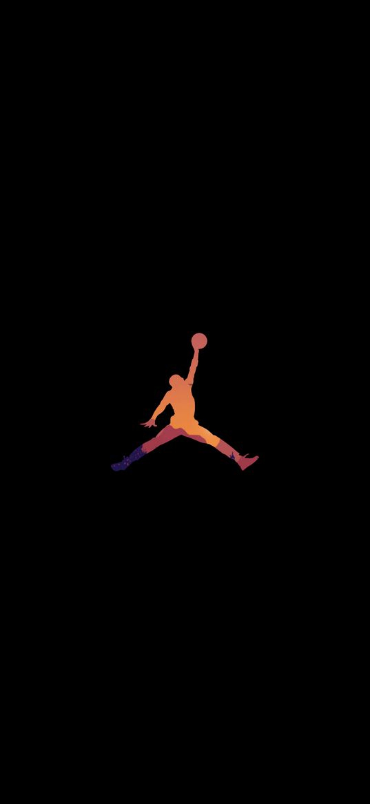 michael jordan, air jordan, logo, brand, orange, black background