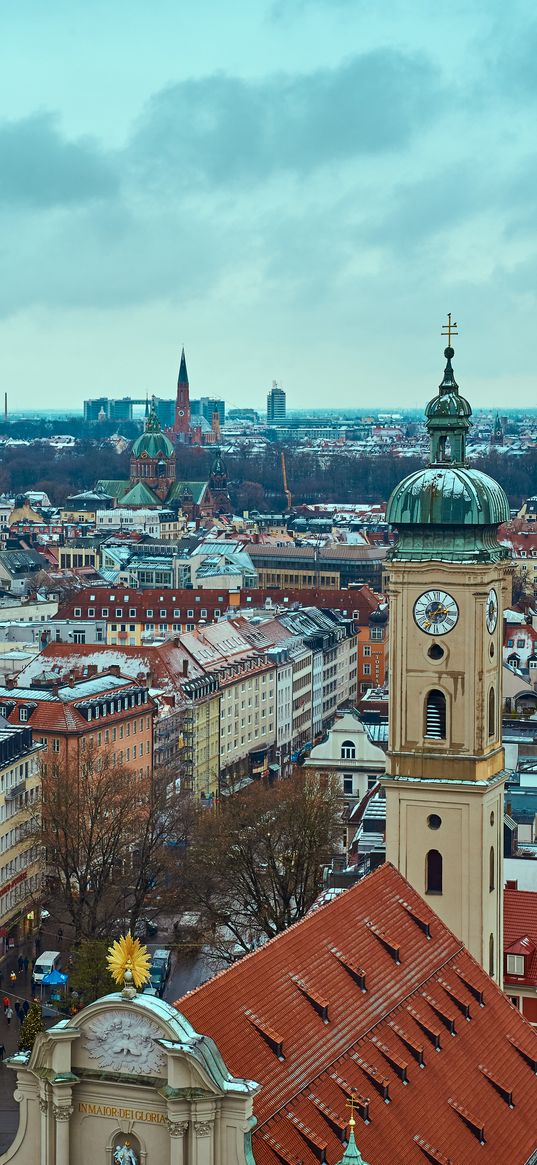 chapel, towers, buildings, architecture, city