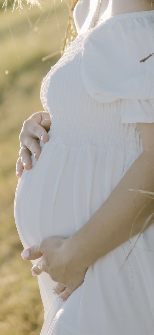 pregnancy, child, field