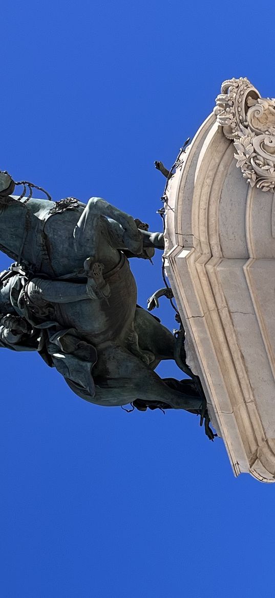 monument to king jose i, sculpture, lisbon