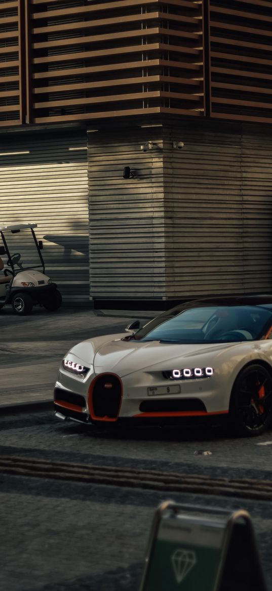 bugatti chiron, bugatti, sports car, car, street