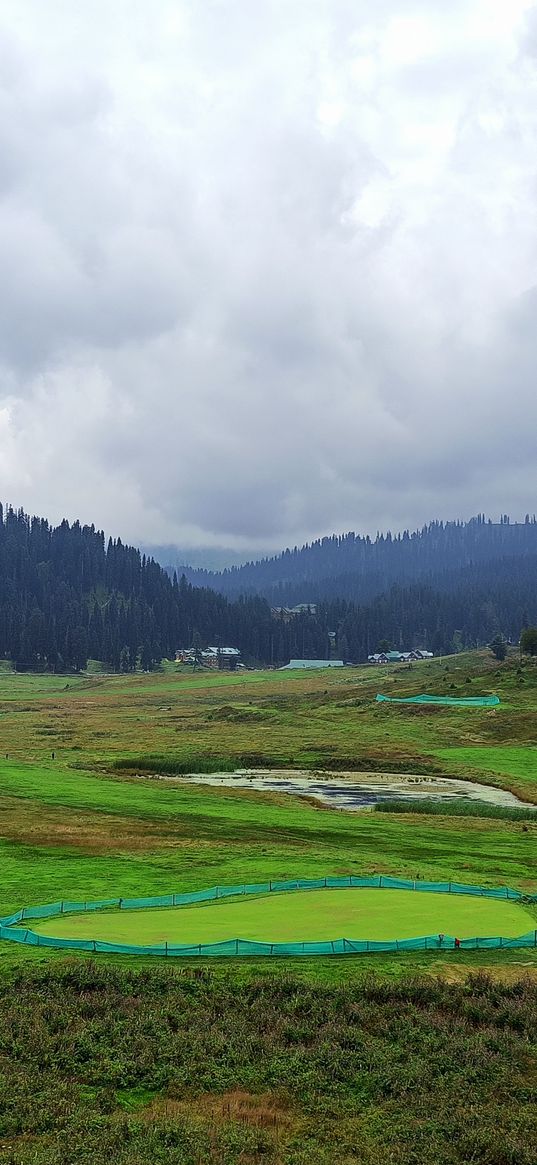 kashmir, gulmarg, nature, cloud, morning