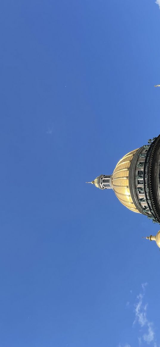 st. isaac's cathedral, church, building, architecture, lilac, blue sky, city