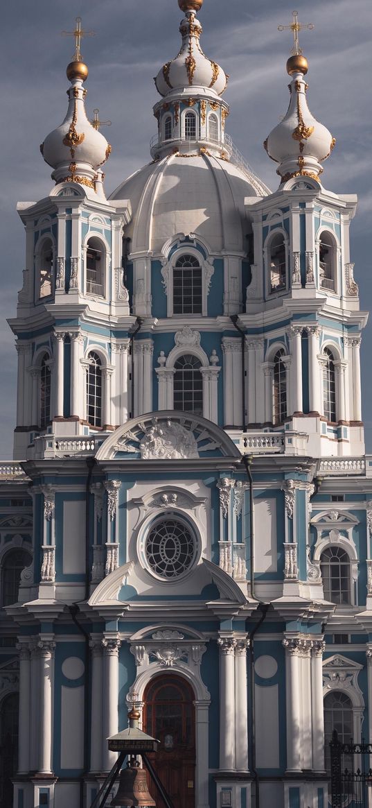 resurrection smolny cathedral, architecture, st. petersburg