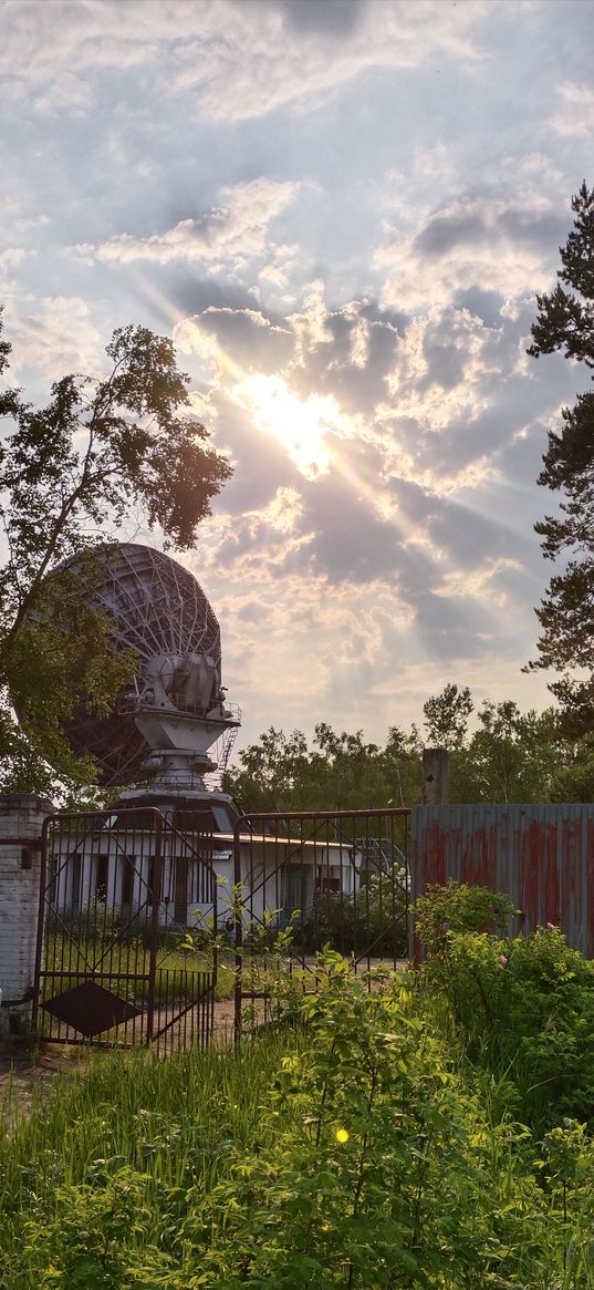 nature, sun, sky, antenna