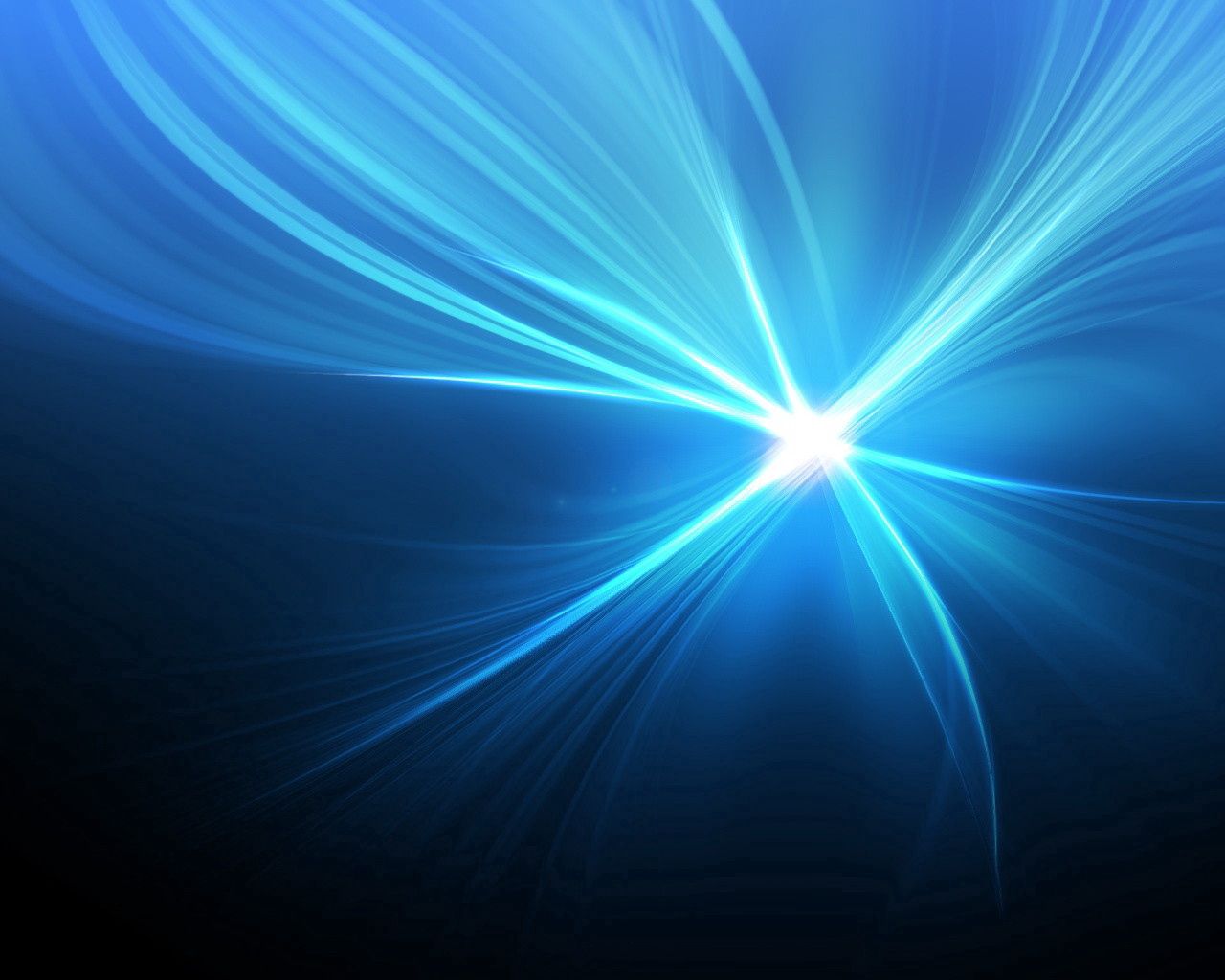 abstract, blue, star, light