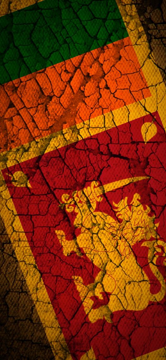 sri lanka, flag, state, wallpaper