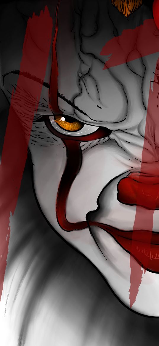 pennywise, it, movie, horror, clown, dolls, boy, scary, art