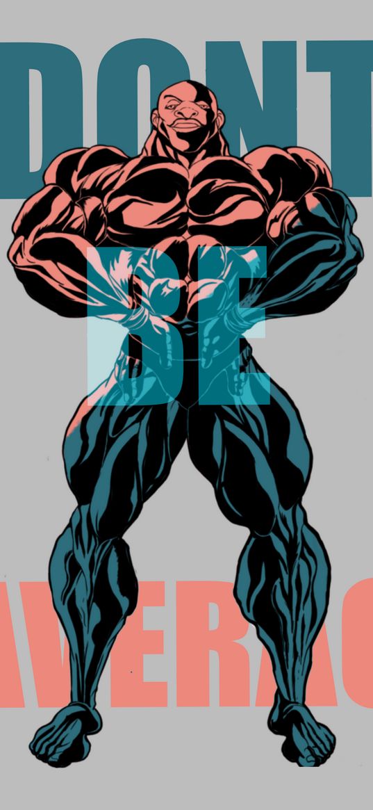 baki hanma, biscuit oliva, bodybuilder, muscles, fighter, anime, art