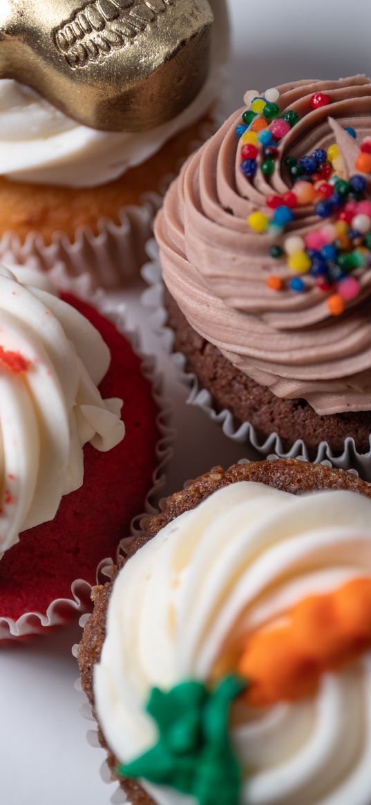 muffins, cupcakes, dessert, macro