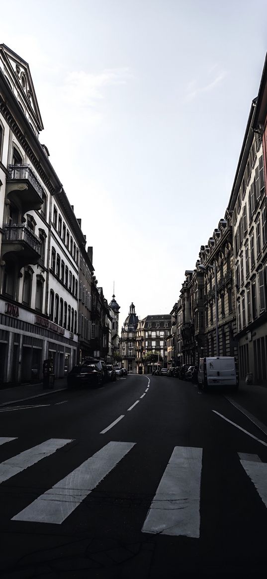 street, road, pedestrian crossing, city