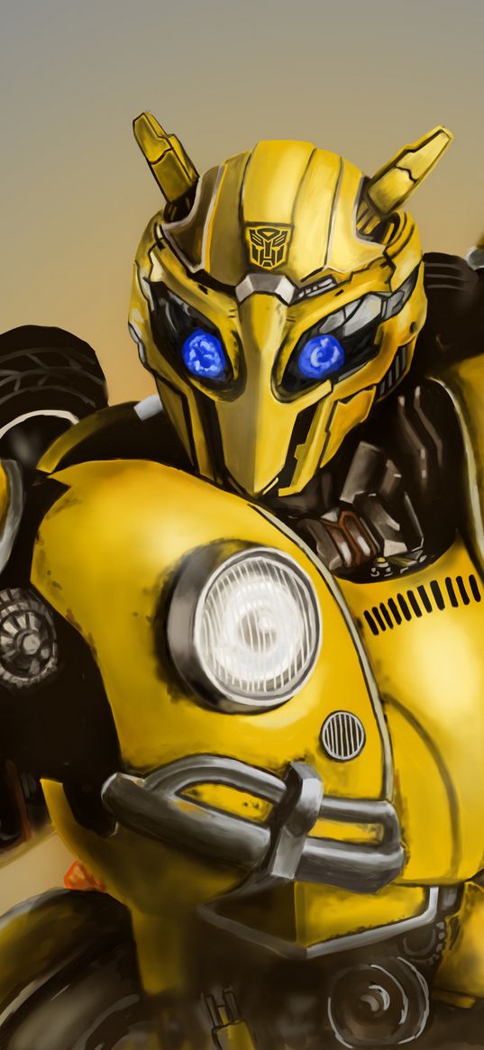 bumblebee, transformers, character, cartoon