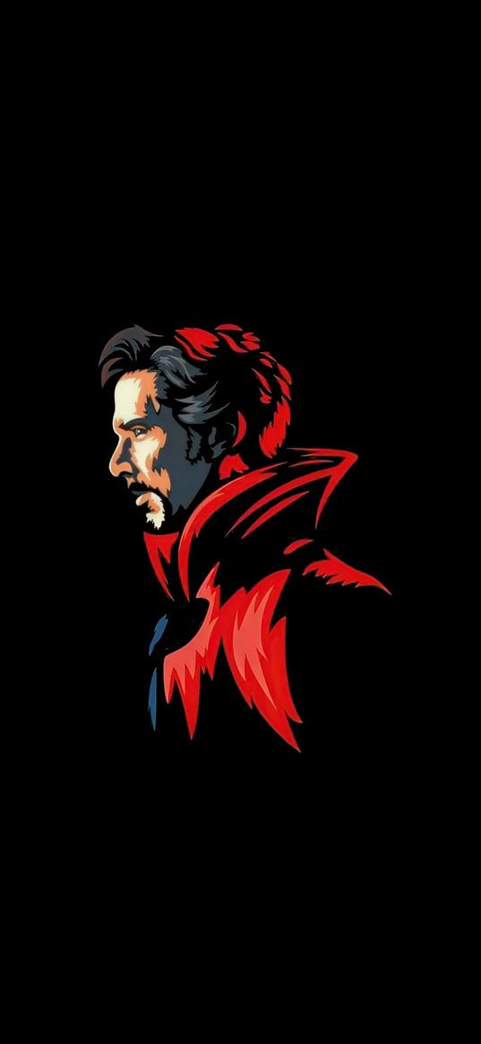 doctor strange, superhero, marvel, man, magician, cloak, art