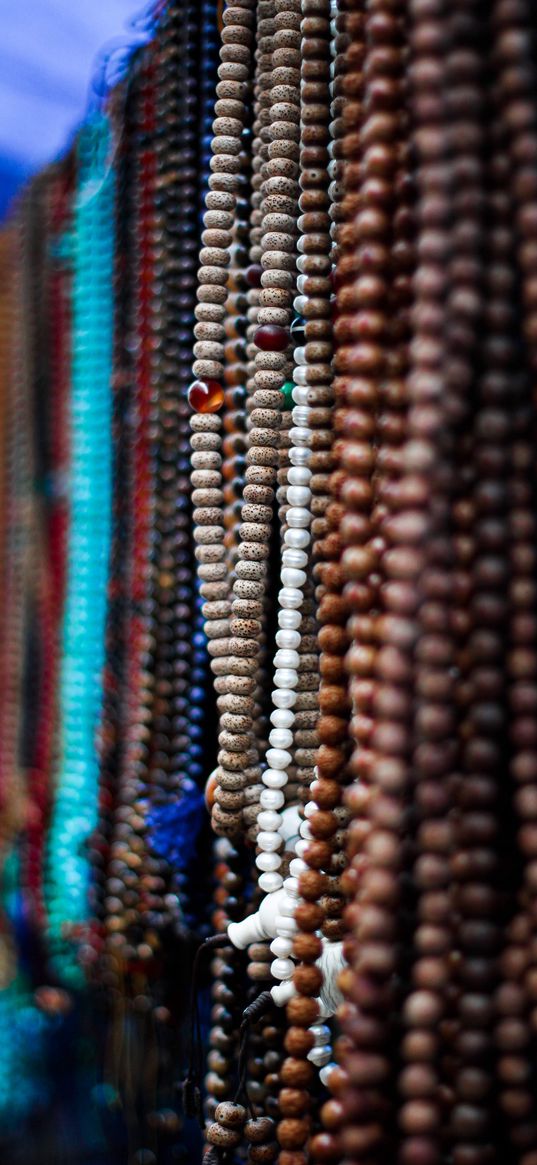 beads, jewelry, bokeh