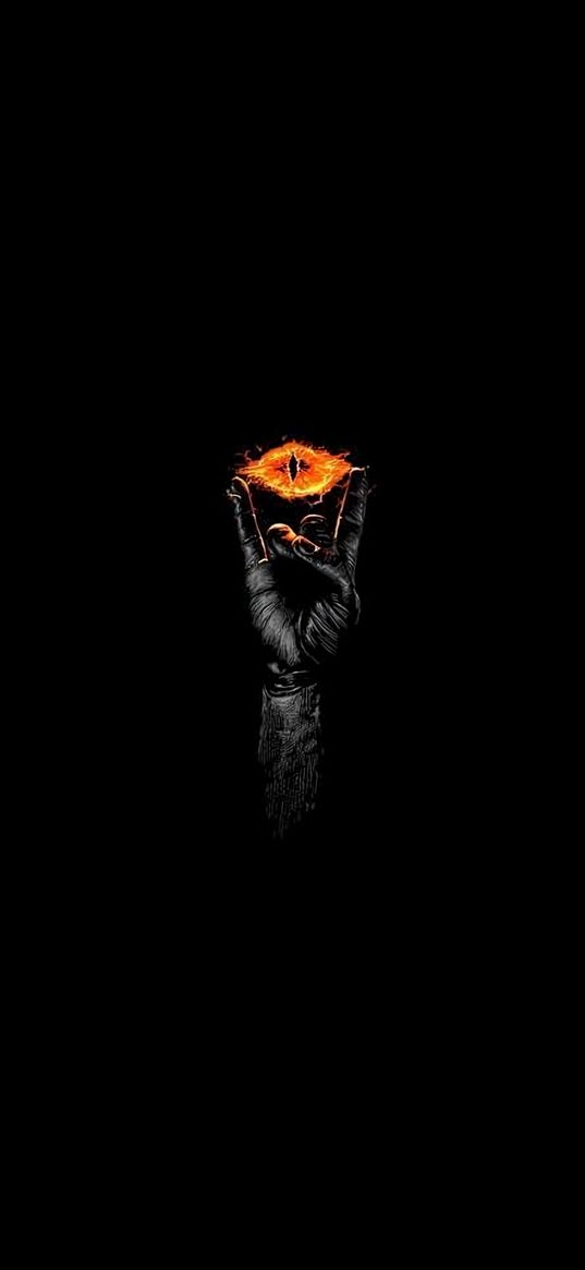 eye of sauron, hand, gesture, rock, lord of the rings, fantasy