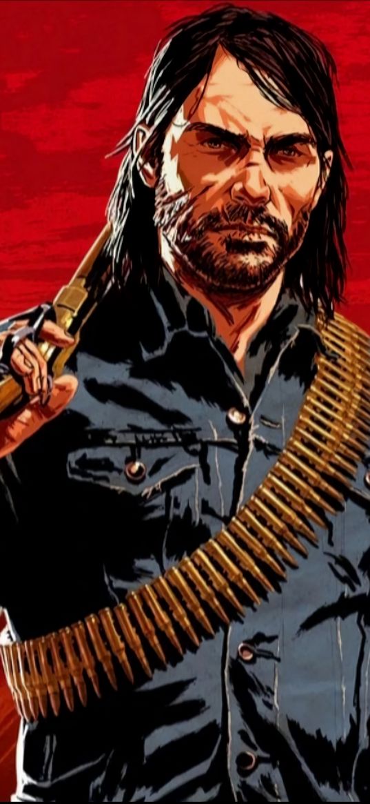 red dead redemption, john marston, wild west, game, art