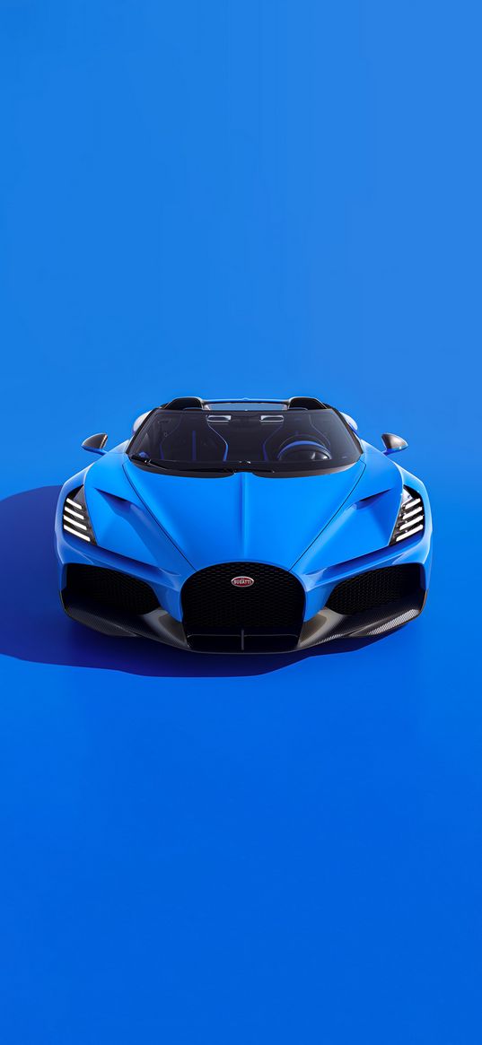 bugatti chiron, bugatti, car, blue, blue background