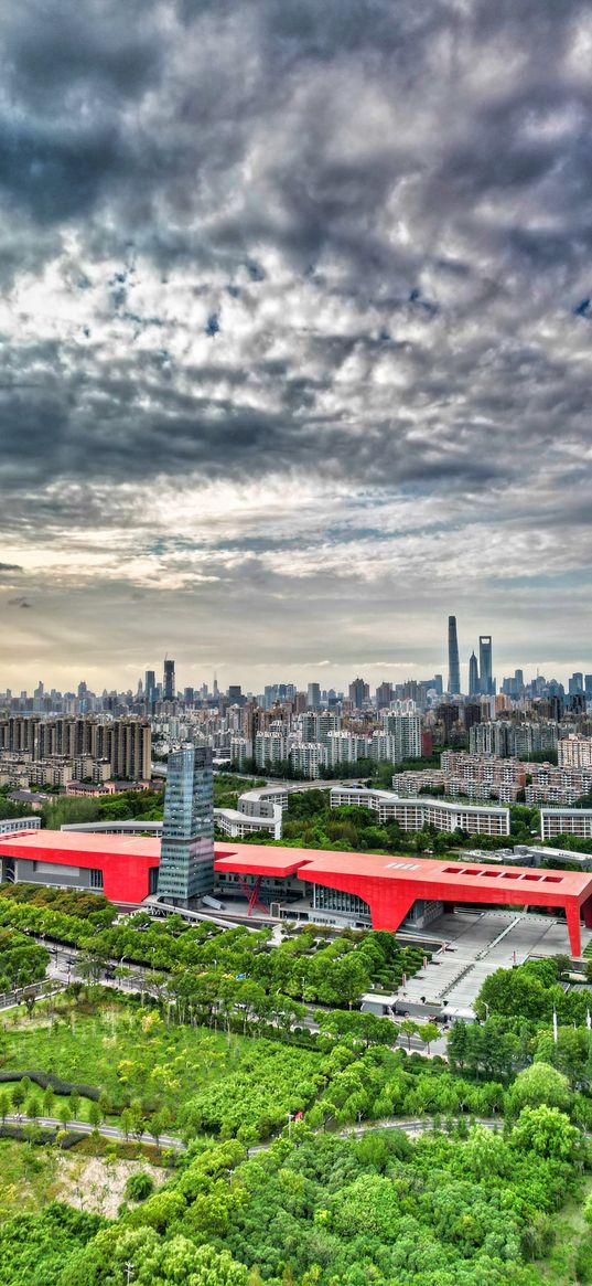 city, sky, shanghai, building