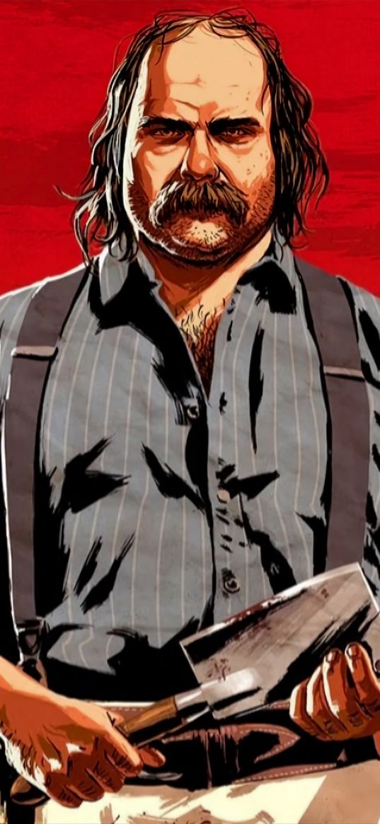 red dead redemption, simon pearson, wild west, game, character, art