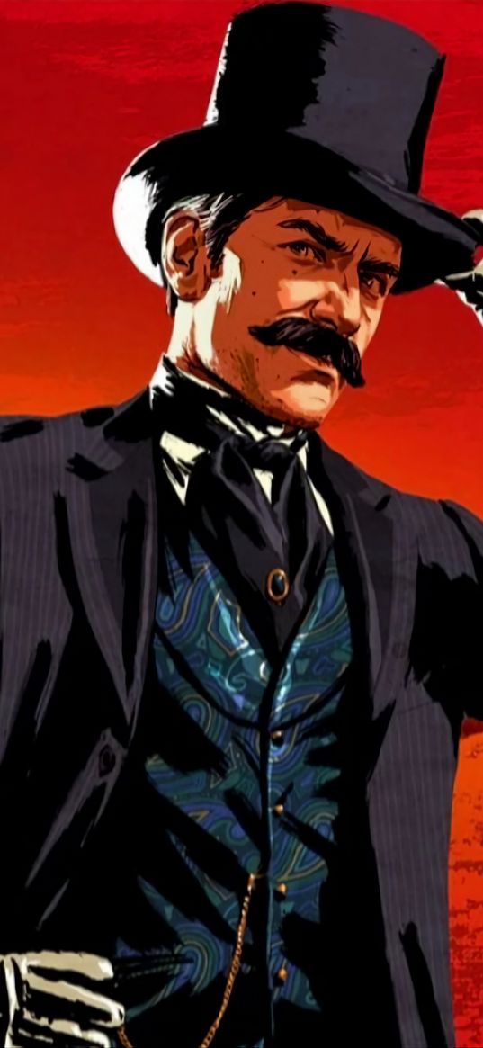 red dead redemption, josiah trelawny, wild west, game, character, art