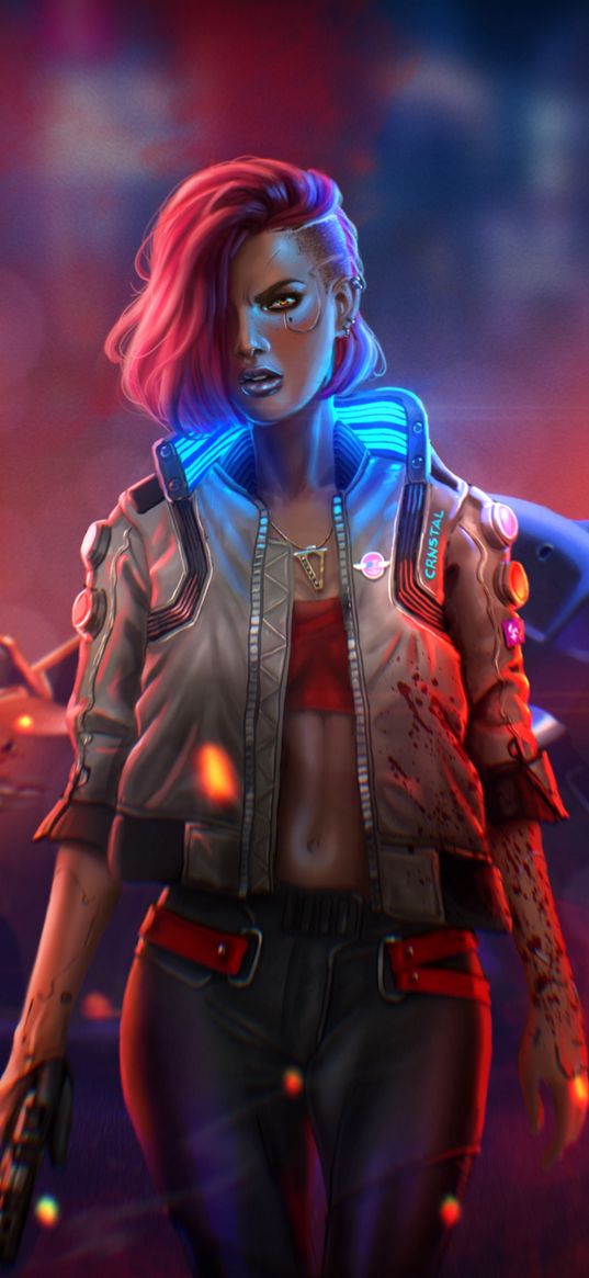 judy alvarez, cyberpunk 2077, girl, gun, car, game