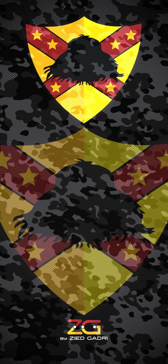 esperance tunisia, football club, fans, emblem, camouflage, art