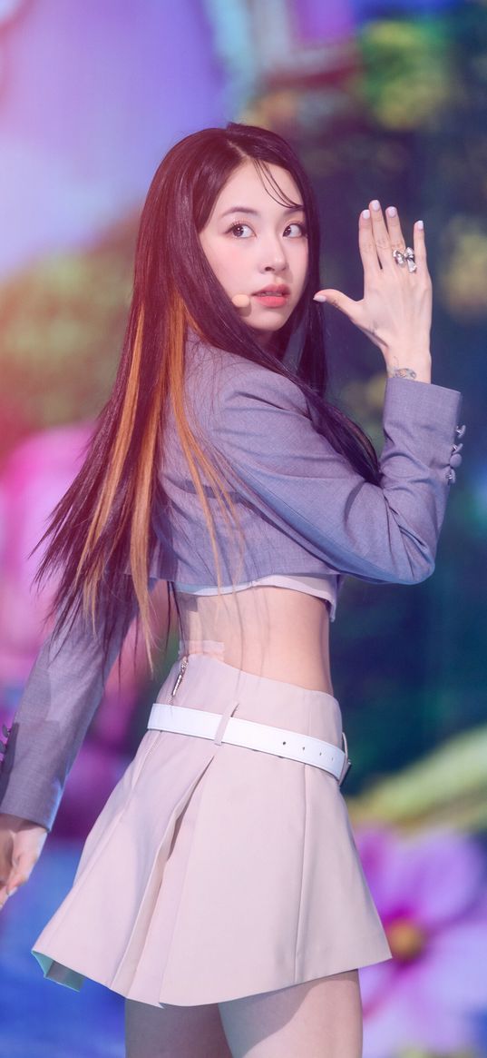 twice, k-pop, singer, girl, beautiful, cute, asian, skirt, show