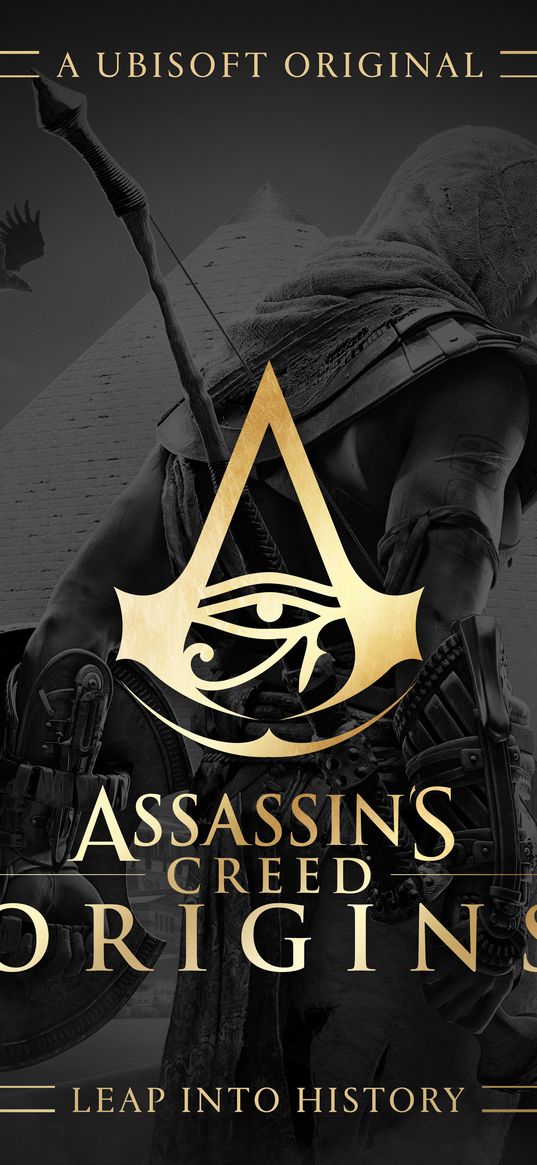 assassins creed origins, golden keyart, bayek, game