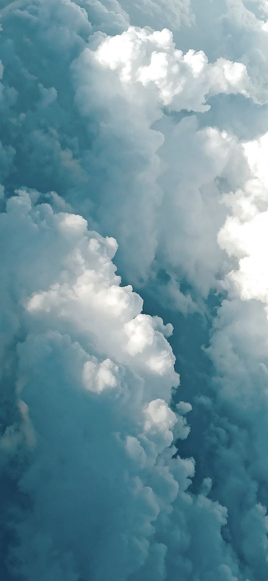 sky, cloud, blue, white, height