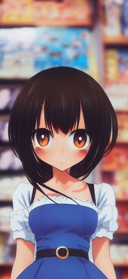 anime, chibi, cute, store