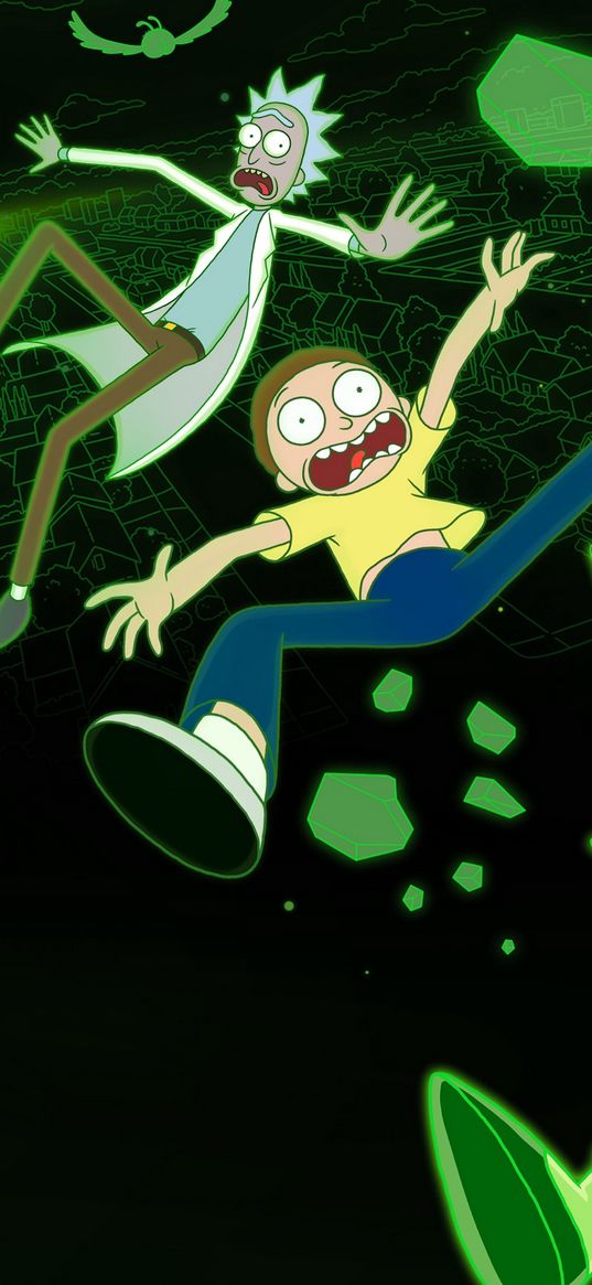 rick and morty, cartoon, series, art