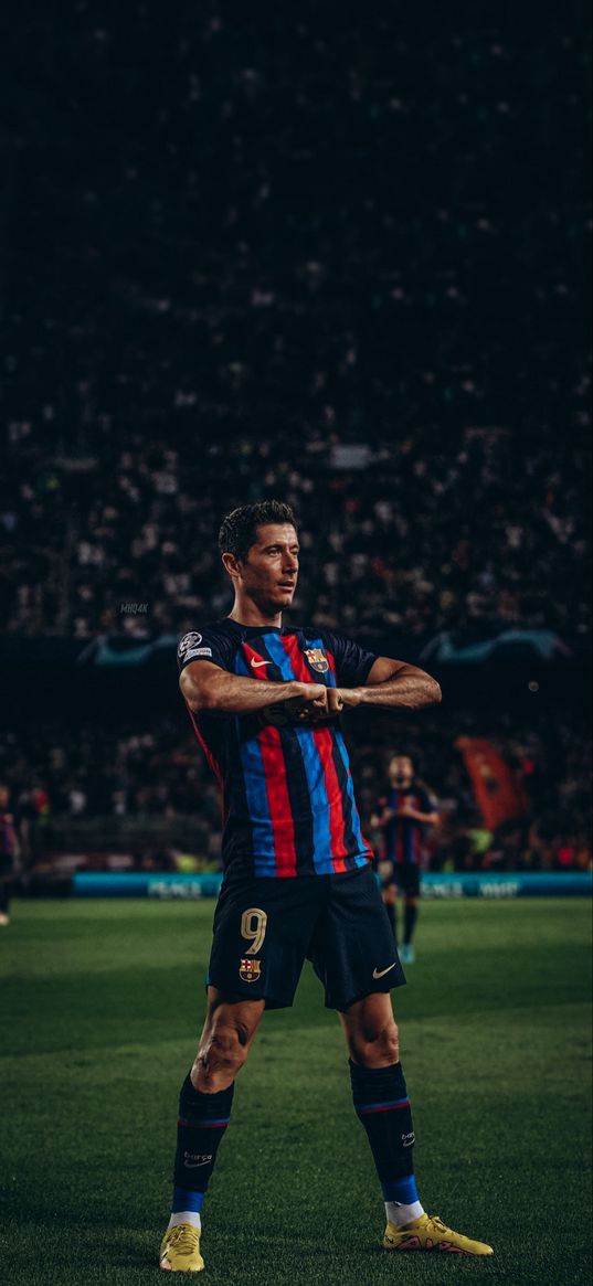 robert lewandowski, fc barcelona, football