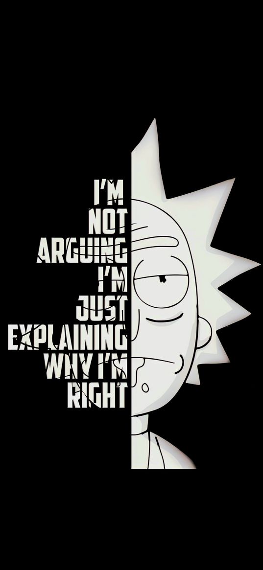 rick and morty, quote, phrase, words, text