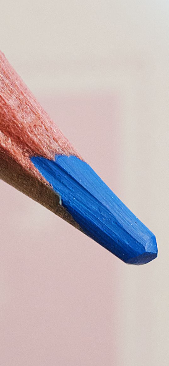 pencil, lead, wooden, macro, blue