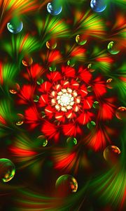 Preview wallpaper 3d, abstract, fractal, colorful, bright