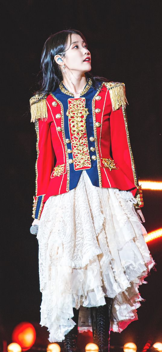 iu, k-pop, singer, girl, costume, stage