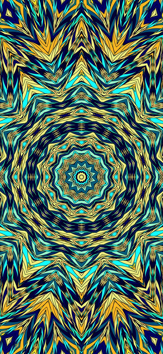 fractal, pattern, kaleidoscope, bright, motley, abstraction