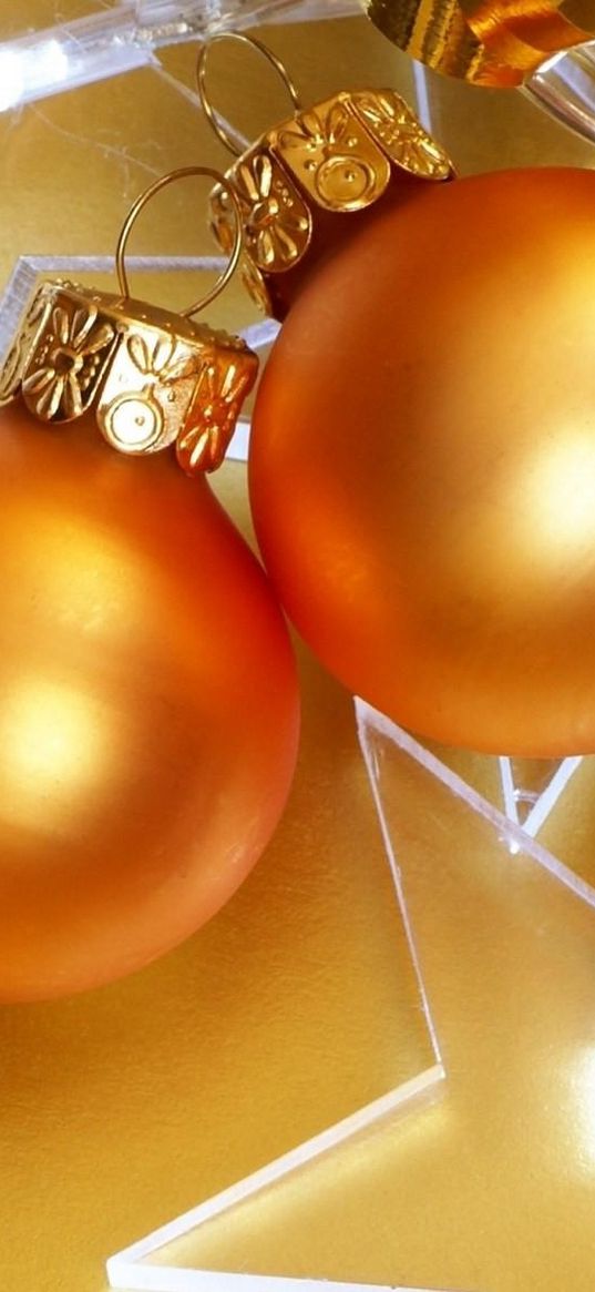 christmas decorations, balloons, gold, stars, attributes, holiday