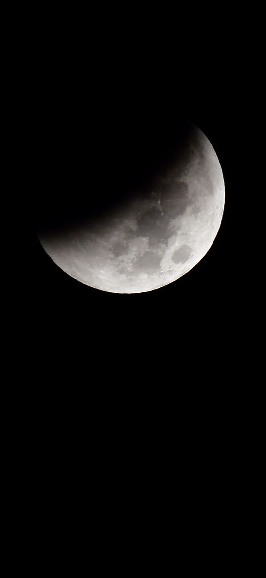 moon, eclipse, planet, black