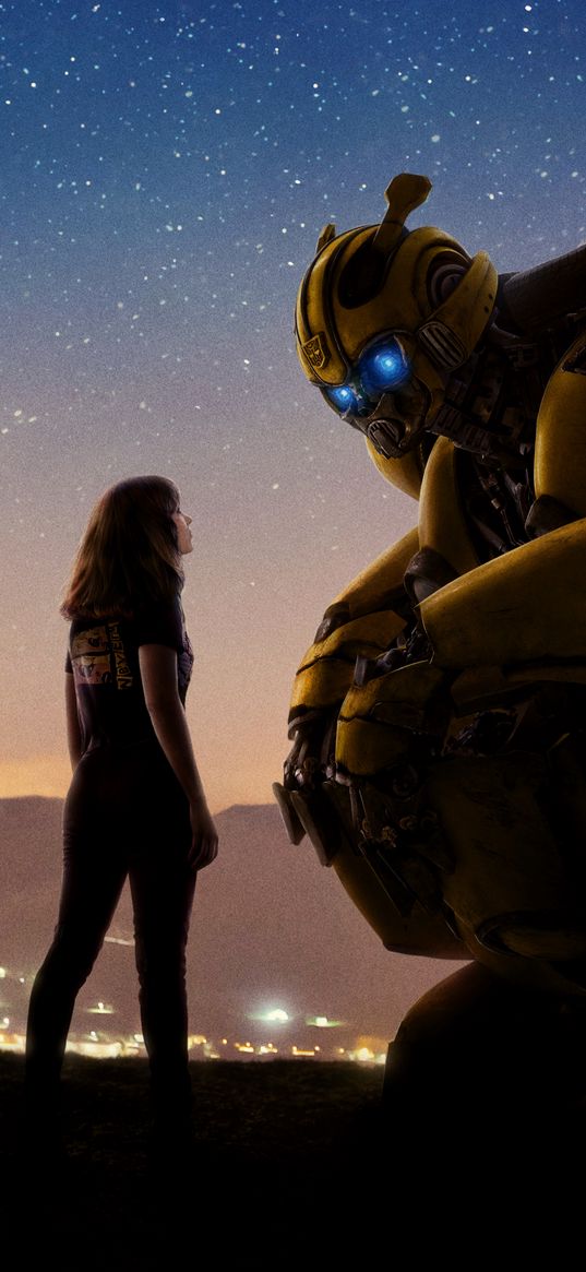 bumblebee, movie, robot, charlie, characters