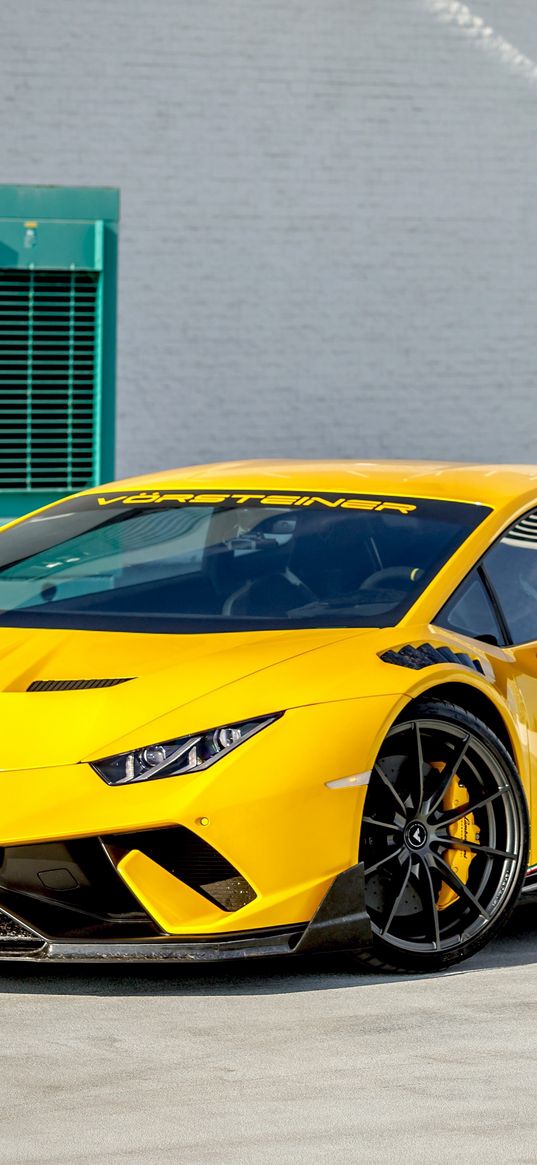 lamborghini huracan, lamborghini, car, yellow