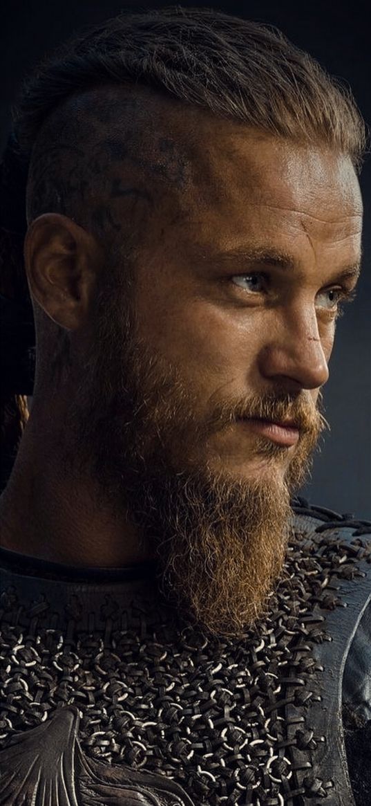 ragnar lodbrok, vikings, dark background