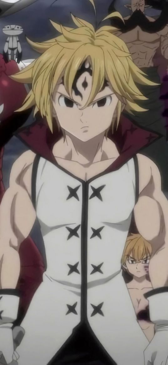 meliodas, seven deadly sins, anime, guy, character, blur, art